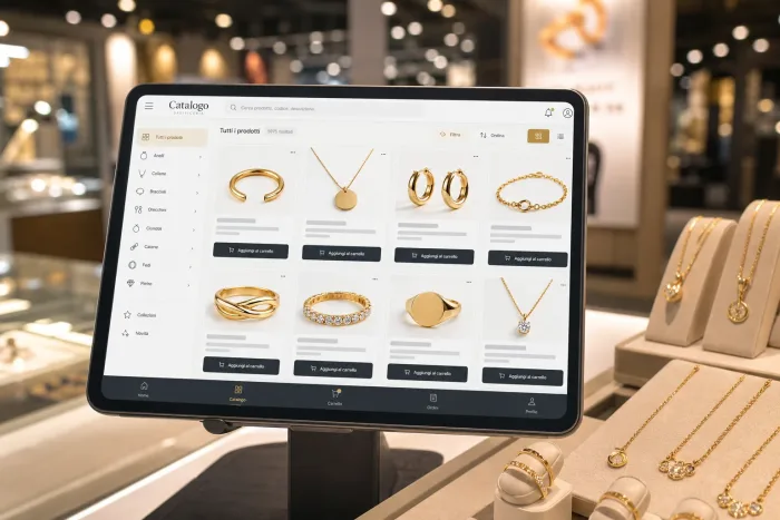 Ricci Carlo Valenza: app gestione ordini in fiera